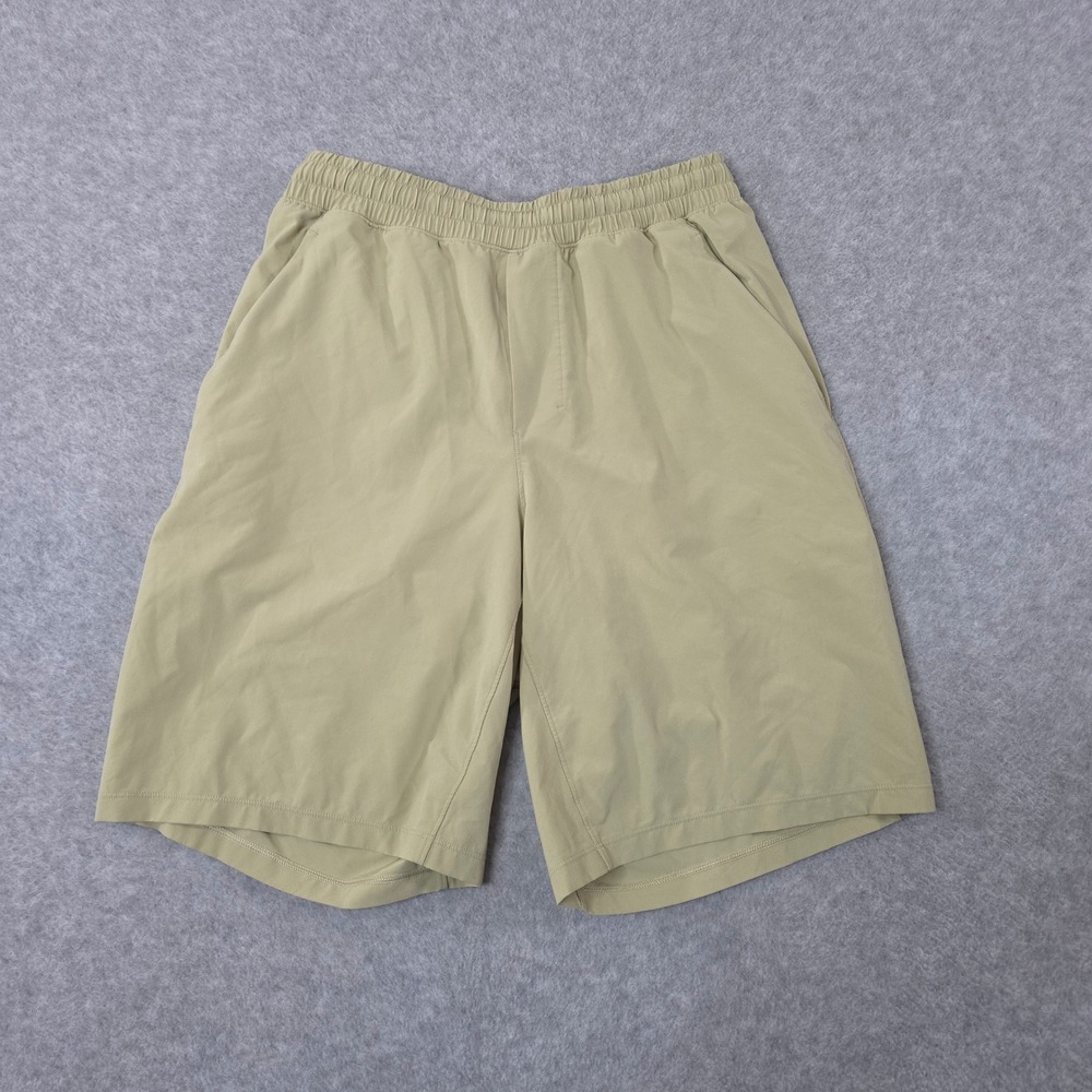 Lululemon Pace Breaker Lined Shorts 9" Khaki Tan Mens Small M7ANTS